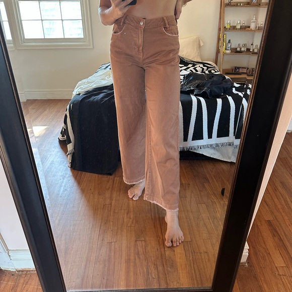Forever 21 Rust/Brown Wide-Leg Pants - Picture 2 of 8